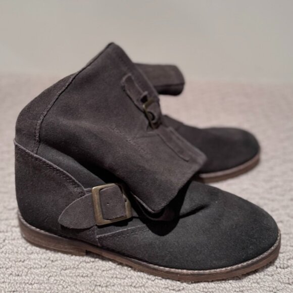 Joe Sanchez - Brown Suede Moto Buckle Boots - Size 38 - Picture 1 of 8